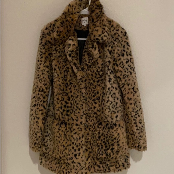 Princess Polly WINONA FAUX FUR LEOPARD COAT - Picture 7 of 8